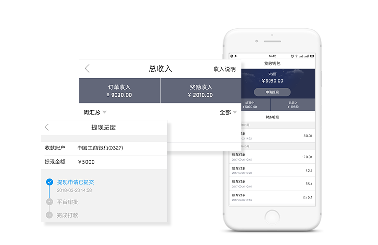 實(shí)時(shí)到賬，周周可提現(xiàn)